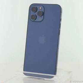 〔中古品〕 iPhone12 Pro Max 128GB パシフィックブルー MGCX3J／A SIMフリー【349】