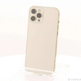 〔中古品〕 iPhone12 Pro Max 128GB ゴールド MGCW3J／A SIMフリー【352】
