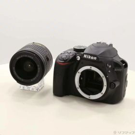 【中古】Nikon(ニコン) D3400 18-55VR レンズキット ブラック 【276-ud】