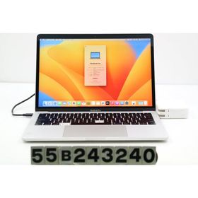 ノートパソコン 【ジャンク品】Apple MacBook Pro 13インチ 2017 A1708 Core i7 7660U 2.5GHz/16GB/512GB/macOS Ventura バッテリー完全消耗