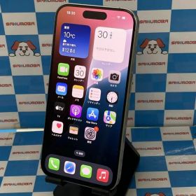 【中古】iPhone15 Pro 128GB ホワイトチタニウム MTU83J/A AU版SIMフリー 美品