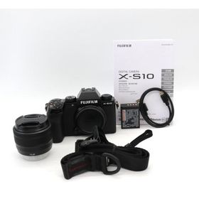 富士フイルム(FUJIFILM) ミラーレスデジタルカメラ X-S10 レンズキット(XC15-45) F X-S10LK-1545 ブラック