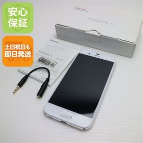 アクオス(AQUOS)の新品同様 SH-03J AQUOS R ホワイト 白ロム M777(スマートフォン本体)
