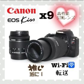 【美品】バック付Canon Kiss X9 高性能ダブルズーム おまけ多数！
