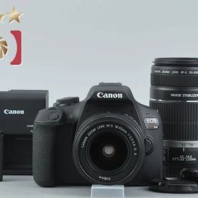 Canon キヤノン 【中古】Canon キヤノン EOS Kiss X90 + EF-S 18-55mm f/3.5-5.6 IS II + EF-S 55-250mm f/4-5.6 IS デジタル一眼レフカメラ