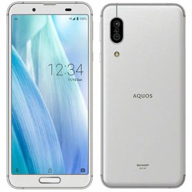 【中古】【安心保証】 AQUOS sense3 SHV45[64GB] au シルバーホワイト