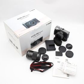 Canon ミラーレス一眼カメラ EOS M6 Mark II ダブルズームキット シルバー EOSM6MK2SL-WZK
