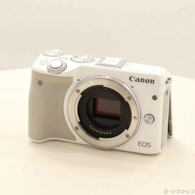 【中古】Canon(キヤノン) EOS M3 ボディ WH (2420万画素／SDXC／ホワイト) 【258-ud】