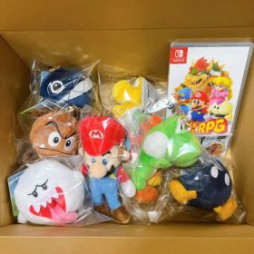 スーパーマリオRPG マリオマスコット7種セット オリジナルピンズ付