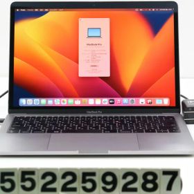 Apple MacBook Pro 13インチ 2017 A1708 スペースグレイ Core i5 7360U 2.3GHz/16GB/256GB/macOS Ventura エラー表示あり【中古】【20260108】