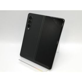 【中古】SAMSUNG au 【SIMフリー】 Galaxy Z Fold3 5G ファントムグリーン 12GB 256GB SCG11【DS秋葉】保証期間１ヶ月【ランクC】