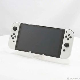 【中古】Nintendo(任天堂) Nintendo Switch 有機ELモデル Joy-Con(L)／(R) ホワイト 【377-ud】