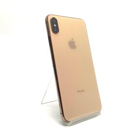 アップル(Apple)の【全額返金保証】【最速発送】Apple iPhone iPhone XS Max 256GB ゴールド Softbank SIMフリー 動作確認済(スマートフォン本体)