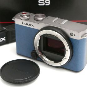 【中古】【極美品】パナソニック LUMIX DC-S9-S ボディ+エクステリア張り替えサービス [ダークシルバー/ナイトブルー]（センサー清掃済み） CA01-B4200-2Q4 Panasonic Lマウント フルサイズ 5軸手ブレ補正 中古