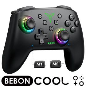 【200円クーポン配布中】スイッチ2対応 コントローラー Switch2/Switch プロコン プロコントローラー マクロ機能 背面ボタン付き 9色RGBライト 1000mAh スリープ復帰 連射 Switch2/Switch/lite/有機ELモデル/PC Steam対応 プレゼント BEBONCOOL アップグレード版 1年保障
