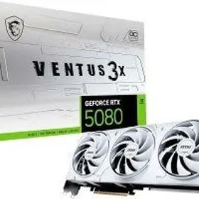 【新品】 MSI GeForce RTX 5080 16G VENTUS 3X OC WHITE グラフィックスカード VD8978