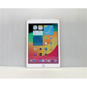 中古 Apple iPad 第6世代 Wi-Fi + Cellular 32GB ゴールド MRM02J/A SIMフリー /難あり品