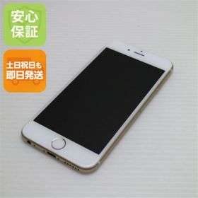 アイフォーン(iPhone)の超美品 DoCoMo iPhone6 16GB ゴールド 白ロム M999(スマートフォン本体)