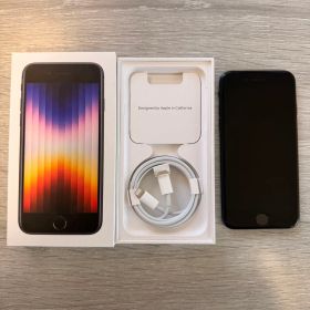 iPhone SE 3 ブラック 128GB SIMフリー 本体 美品