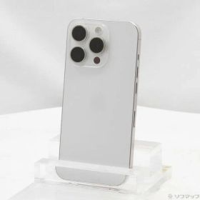 〔中古品〕 iPhone15 Pro 256GB ホワイトチタニウム MTUD3J／A SIMフリー【276】