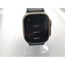 【中古】Apple Apple Watch Ultra2 49mm Cellular チタニウムケース/ブルーアルパインループ(M) MREP3J/A【ECセンター】保証期間１ヶ月【ランクB】
