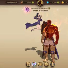 海外, +1200 虹のダイヤ+新しいエスカノールとマーリン祭(4/6)+フル装備+豊富な資源+最安アカウント