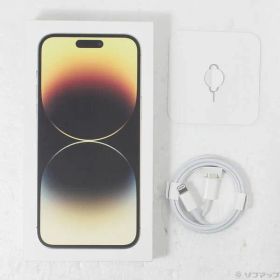 〔中古品〕 iPhone14 Pro Max 256GB ゴールド MQ9D3J／A SIMフリー【344】