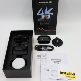 インスタスリーシックスティ(insta360)の【美品】Insta360 GO 3S 128GB CINSAATA-GO3S128K ブラック アクションカメラ インスタ ゴー 本体(その他)