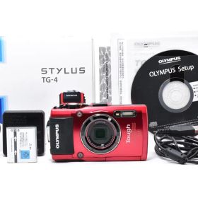 オリンパス OLYMPUS STYLUS TG-4 Tough レッド 0096