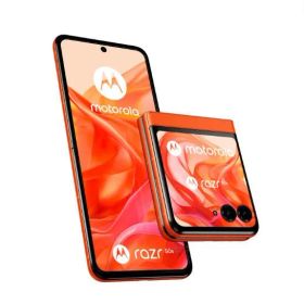 「新品・ソフトバンク版」SIMフリー motorola razr 50s 8GB/256GB/6.9インチ [スプリッツオレンジ] MOSAJ3