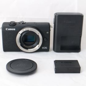 ☆美品☆ Canon ミラーレス一眼カメラ EOS M200 ボディー ブラック EOSM200BK-BODY キヤノン #4358