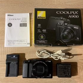 7435 Nikon COOLPIX A900 ブラック 動作確認済み バッテリー付属