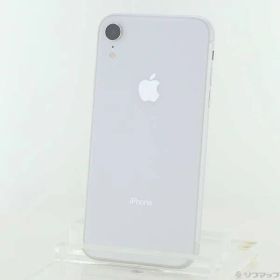 〔中古品〕 iPhoneXR 64GB ホワイト MT032J／A SIMフリー【247】