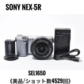 【美品】ソニー SONY NEX-5R パワーレンズ ミラーレス一眼カメラ