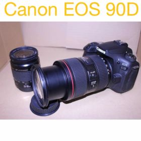 美品/デジタル一眼レフ/Canon EOS 90D標準&望遠ダブルレンズセット