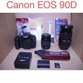 デジタル一眼レフカメラCanon EOS 90D標準&望遠ダブルレンズセット
