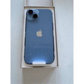 アップル(Apple)の美品 SIMフリー iphone14 128GB バッテリー新品 (スマートフォン本体)