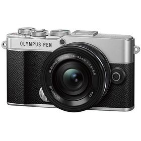 【新品】OLYMPUS PEN E-P7 14-42mm EZレンズキット シルバー【送料無料】【即日発送、土祝日発送】