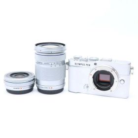 【中古】 《美品》 OLYMPUS PEN E-P7 EZダブルズームキット ホワイト 【2群レンズ交換修理/各部点検済】 [ デジタルカメラ ]