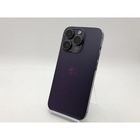 【中古】Apple docomo 【SIMフリー】 iPhone 14 Pro 1TB ディープパープル MQ313J/A【札幌】保証期間１ヶ月【ランクC】