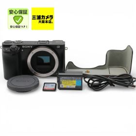 【極上品】 Sony α6000 ボディ ブラック ILCE-6000 ミラーレス一眼 #0411273