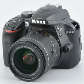 Nikon ニコン 【中古】Nikon ニコン D3400 18-55 VR レンズキット ブラック デジタル一眼レフカメラ