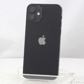 【中古】Apple(アップル) iPhone12 64GB ブラック MGHN3J／A SIMフリー 【258-ud】