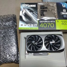 ZOTAC GeForce RTX4070 12GB 動作確認済み