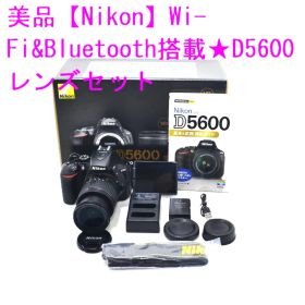 美品★Nikon D5600 Wi-Fi&Bluetooth搭載 スマホ転送★