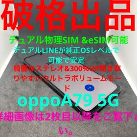 SIMフリー 極美品 デュアル物理SIM oppo A79 5G