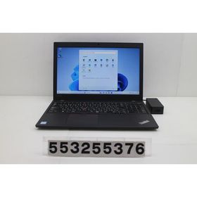 ノートパソコン Lenovo ThinkPad L580 Core i5 8250U 1.6GHz/8GB/256GB(SSD)/15.6W/FWXGA(1366x768)/Win11 キー文字消えあり