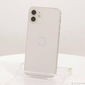 〔中古〕Apple(アップル) iPhone12 64GB ホワイト MGHP3J／A SIMフリー〔377-ud〕