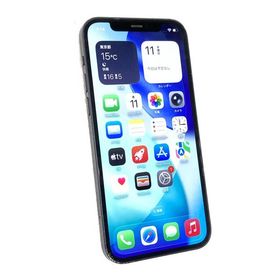 中古 Apple iPhone12 64GB ブラック MGHN3J／A SIMフリー ネットワーク利用制限▲判定