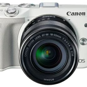 【中古】 Canon ミラーレス一眼カメラ EOS M3 レンズキット(ホワイト) EF-M18-55mm F3.5-5.6 IS STM 付属 EOSM3WH-1855ISSTMLK